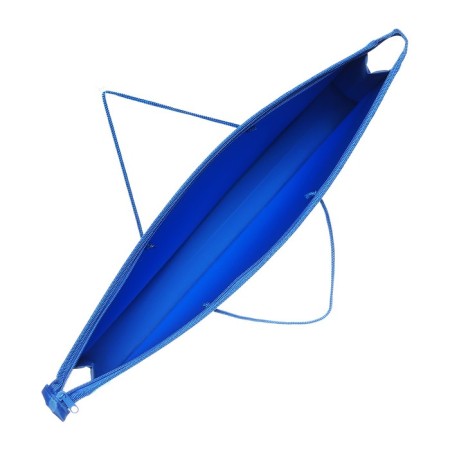 Folder for drawings and drawings A3, 470 x 335 x 50 mm, with handles, plastic, lightning from above, 0.8 mm, PM-A3-35, blue-3