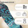 Strap string "Indian cucumber", 38 mm, 3 ± 0.1 m, turquoise color