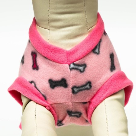 A sweatshirt with a skirt "Bones", Size S (DS 25, Osh 25, OG 35 cm), Pink-2
