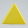 Cookie box, confectionery packaging with PVC lid, yellow, 18 x 3 cm