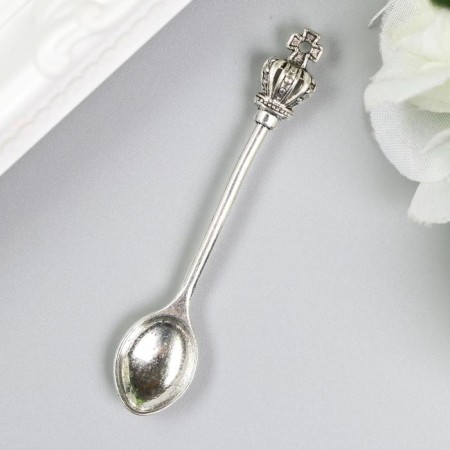 Souvenir wallet metal "spoon with crown" 5.7x1 cm