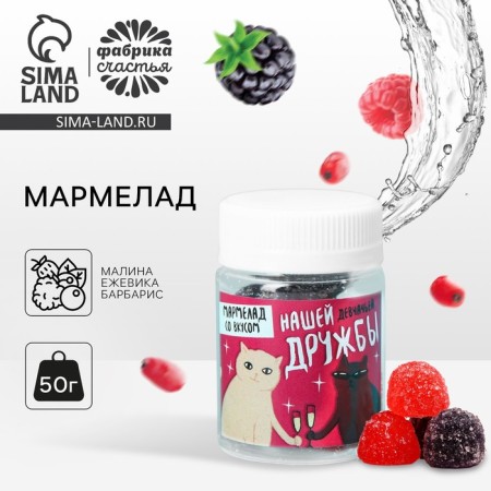 Marmalade in the bank "Our Friendship", taste: Berry, 50 g.