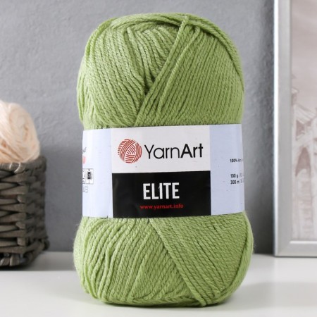 Yarn "Elite" 100% acrylic 300m/100g (69 pistachi)
