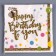 Paper napkins "Happy birthday", in a set of 20 pcs.
