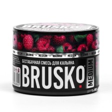 Бестабачная никотиновая смесь для кальяна  Brusko "Малина", 50 г, medium