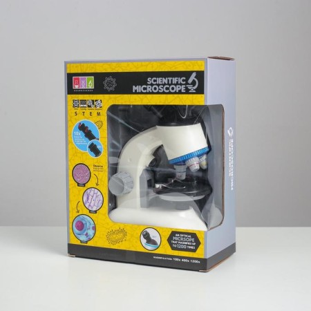 Microscope "Young scientist" multiplicity to x1200, white, backlight-8