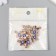 Decor for creativity plastic for metal "Flower from the evil eye" gold 1.8x0.3x2.1 cm