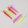 Hair clips, set - 6 pcs, 9.5 cm, color mix