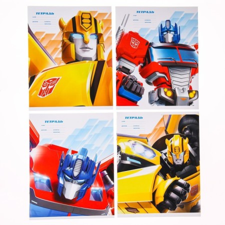 A set of notebooks is 20 pieces, 24 sheets, in a cage, covered paper cover, transformers-1