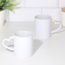 Sublimation mug with a figured hand 