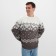 New Year. Knitted jumper KAFTAN Scandinavia size 52, gray
