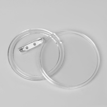 Acrylic base for creating a brooch, d = 58 mm, set of 10 pcs.