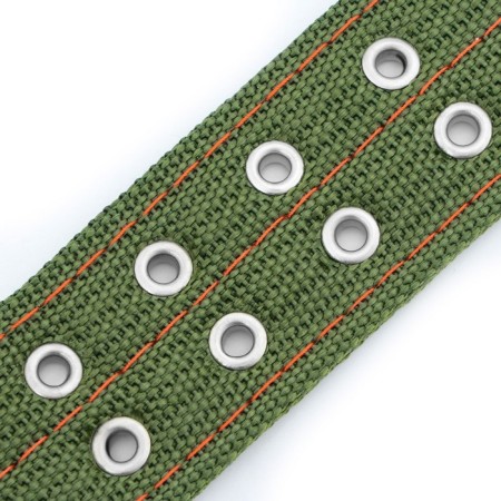 Four-layer collar with a swivel, 80 x 4.9 cm, Osh 64-74 cm, polyester, green-6