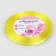 A satin ribbon "Silver threads", 6 mm × 23 ± 1 m, yellow color No. 015