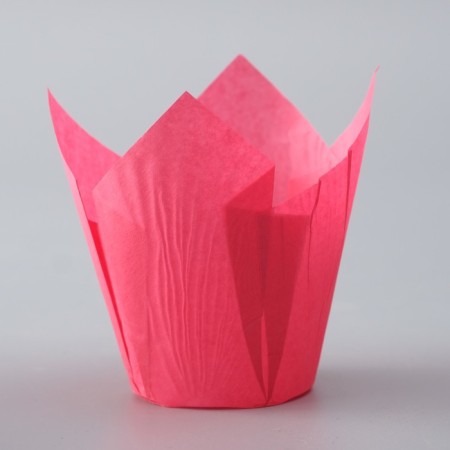 Tulip's baking uniform, dark pink, 5 x 8 cm-1