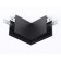 Ambrella Connector Corner for the Magnetic GL3372 BK overhead busbar, black