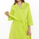 Women's waffle robe and I am 3/4 sleeve, size 54-56, light green, 100% cotton, 200g/m2