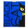Notebook of 48 sheets in the Black Cat cage, covered cardboard, fluorescent paints, mix
