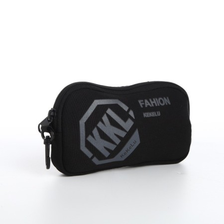 Youth backpack from a lightning textile, 3 pockets, a bag, a suitcase holder, black color is black-8