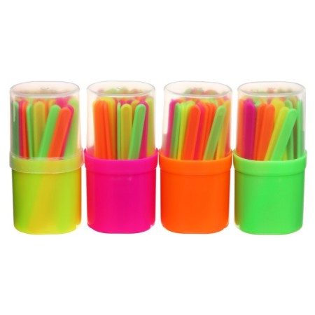 Counting sticks 50 pieces in the foam "flashlights" Calligrata, neon, mix-2
