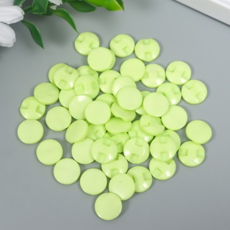 Buttons plastic on the midnight "Kruglyash Salad" 1.3x1.3 cm set 50 pcs 2x5x5.5 cm-2