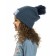 Hat for girls, size 50-51, blue color