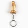Keychain, gold, 18+, 4.7 x 2.1 cm