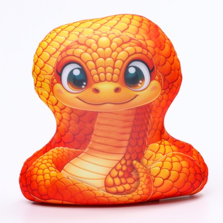 Antistress toy "Snake", orange-1