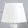 Lena table lamp E14 40W white-gray 22.5x22.5x37 cm Risalux