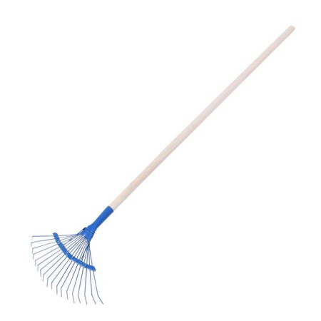 Fan, wire rake, 18 teeth, wooden stalk-3