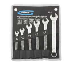 A set of GROSS keys combined 8-17 mm, 6 pcs., CRV, cold stamp