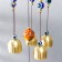 Wind Music Metal "Elephant" from the evil eye 6 bells 48x8x8 cm