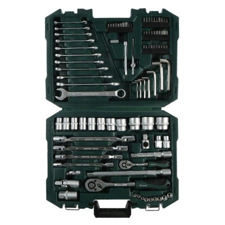 A set of tools in the case of the tundra, automobile, CRV, 1/2 ", 1/4", 95 items-1