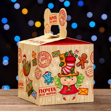 Gift box "New Year's Enterprise", 10.8 x 10.8 x 10.8 cm-3