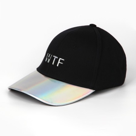 Women's cap wtf, black color, rr 56-1