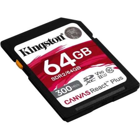 Memory map SDXC 64GB Kingston SDR2/64GB Canvas React Plus W/O-1