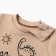 Costume: T-shirt and shorts crumb I Dino, height 80-86 cm, beige/gray