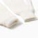 Gloves double, white color, rr 22