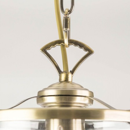Suspended lamp Citilux "Versailles" CL408113, 19X19X40 cm, 1x75W, E27, brown color-8