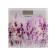 Floor scales Sakura SA-5072LF, electronic, up to 180 kg, 1xCR2032, glass, "lavender"