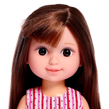 Classic "Alina" doll, striped dress-1