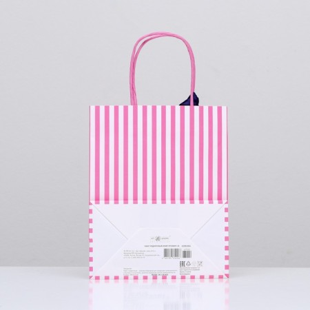 Package gift craft "Winter time of miracles" 18 x 22.3 x 10 cm-3