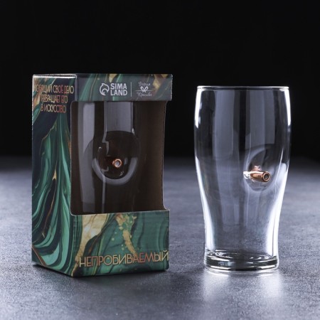 Beer glass "impenetrable", 350 ml