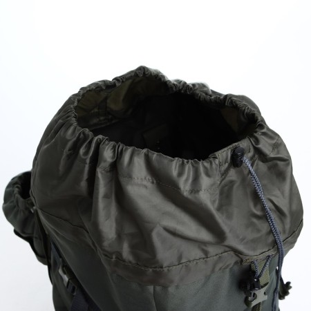 Tourist backpack, TAIF, 100 L, cord department, 2 outer pockets, Khaki color-7