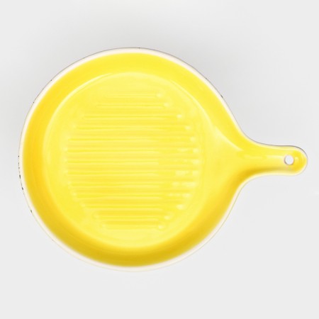 Ceramic "Classic" baking form, yellow, 1 variety, Iran-2