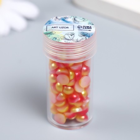 Decor "Gradient Orange-yellow" d = 6 mm 10g 200 pcs 5x2.5 cm mix-4