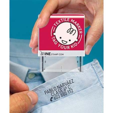 Automatic self -assembled COLOP Textile, 3 lines, 1 cash desk, 38x14 mm