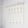 A hanger with a shelf of the 2-tier “Toronto 22”, 67 × 27 × 58.5 cm, white color