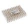 The terminal block of screw, 12 sections, 2.5-4 mm², 5 A, polyethylene, white, set of 10 pcs.