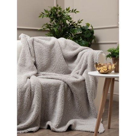 Texrepublic blanket, size 200x220 cm, gray color-7